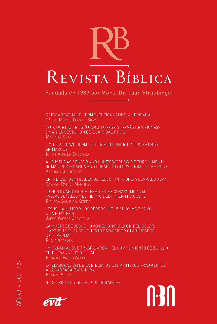 A. M. Artola – J. M. Sánchez Caro, Biblia y Palabra de Dios | Revista  Bíblica