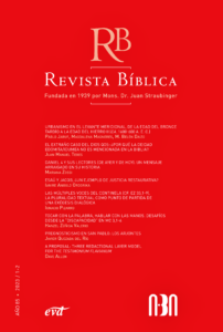 Tapa de Revista Biblica 85